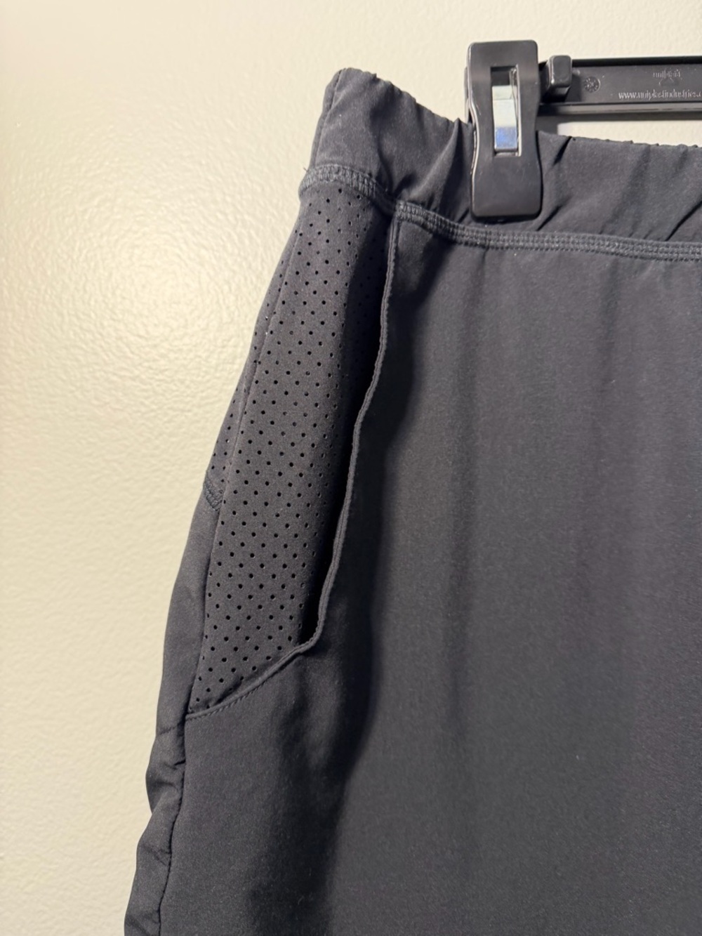 Ralph Lauren Black RLX Athletic Skort with Mesh Insets - Picture 2 of 7